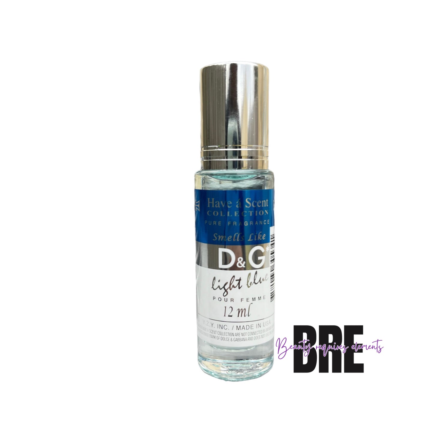 Beauty requires elements impression of D&G light blue